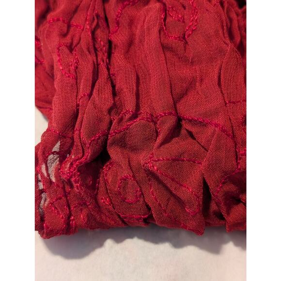 Three Crinkly Frilly Scarves One New With Tags - Picture 3 of 7